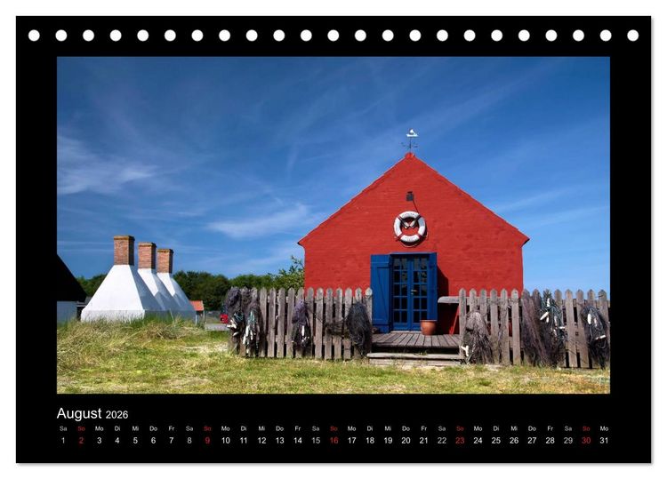 Produktbild: Die Farben Bornholms (Tischkalender 2026 DIN A5 quer), CALVENDO Monatskalender