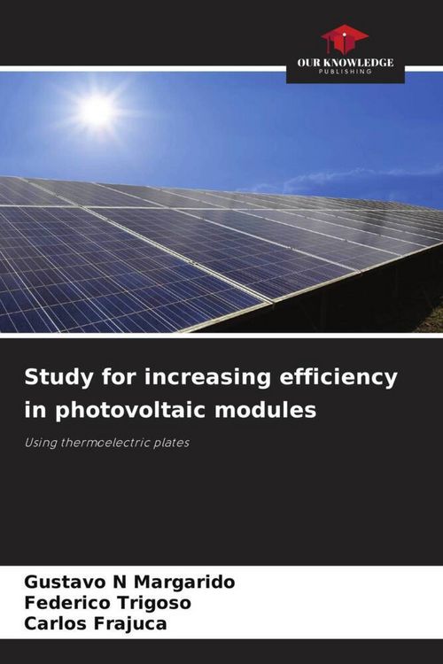Produktbild: Study for increasing efficiency in photovoltaic modules