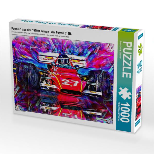 Produktbild: CALVENDO Puzzle Formel 1 aus den 1970er Jahren - der Ferrari 312B. | 1000 Teile Lege-Gr&ouml;&szlig;e 64 &times; 48 cm Foto-Puzzle f&uuml;r gl&uuml;ckliche Stunden