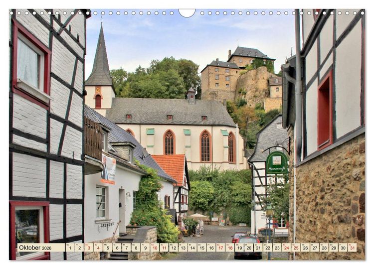 Produktbild: Blankenheim - Eine Perle in der Eifel (Wandkalender 2026 DIN A3 quer), CALVENDO Monatskalender