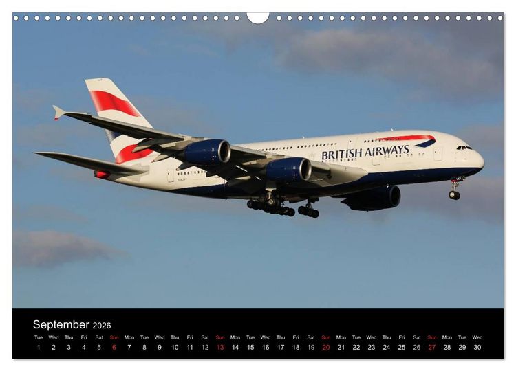 Produktbild: Airliners of the World (Wall Calendar 2026 DIN A3 landscape), CALVENDO 12 Month Wall Calendar