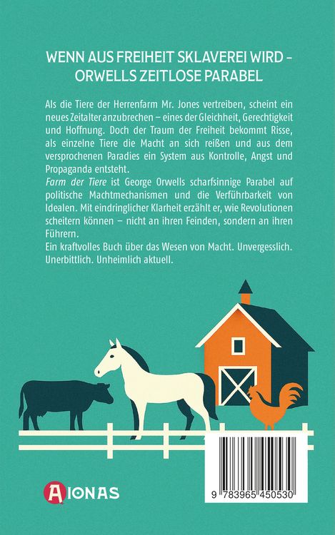 Produktbild: Die Farm der Tiere. Ein M&auml;rchen. George Orwell (Neu&uuml;bersetzung)