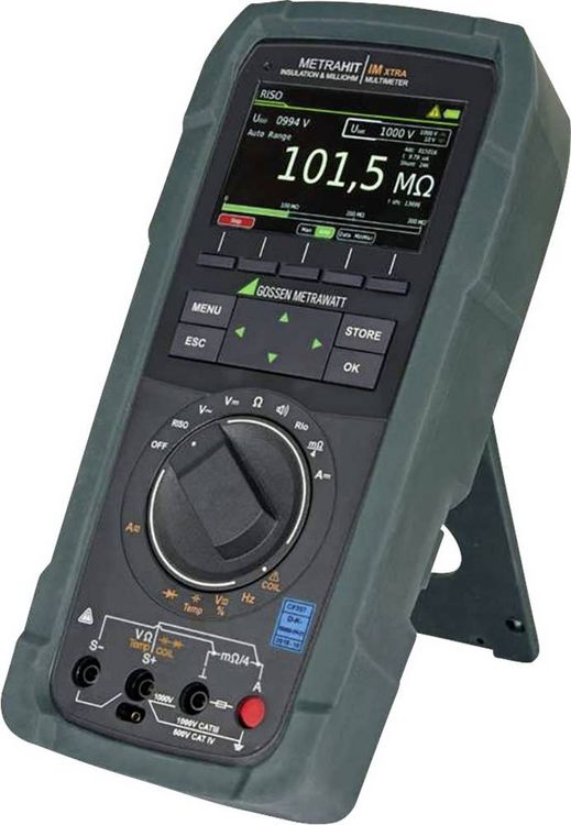 Produktbild: Gossen Metrawatt M273S Hand-Multimeter, Hochpr&auml;zisions-Messger&auml;t kalibriert (DAkkS-akkreditiertes Labor) digital Datenlogger CAT III 1000 V, CAT IV