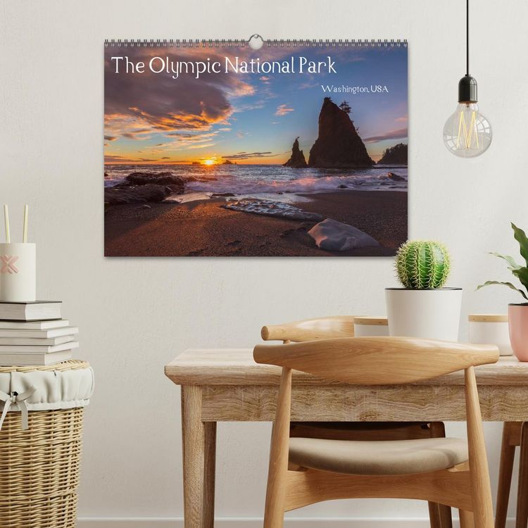 Produktbild: The Olympic National Park - Washington USA (Wandkalender 2026 DIN A3 quer), CALVENDO Monatskalender