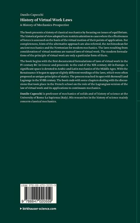 Produktbild: History of Virtual Work Laws