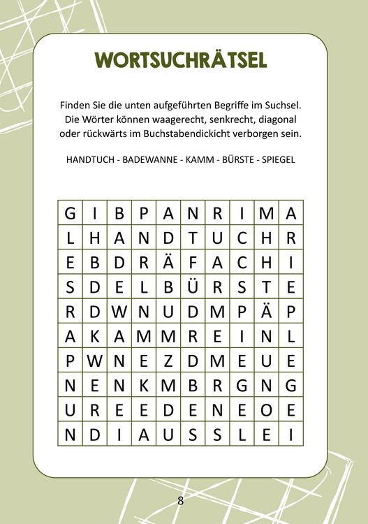 Produktbild: Ged&auml;chtnistraining f&uuml;r Senioren - Das Ged&auml;chtnistraining-Buch f&uuml;r zwischendurch