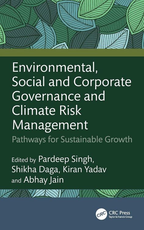 Produktbild: Environmental, Social and Corporate Governance and Climate Risk Management