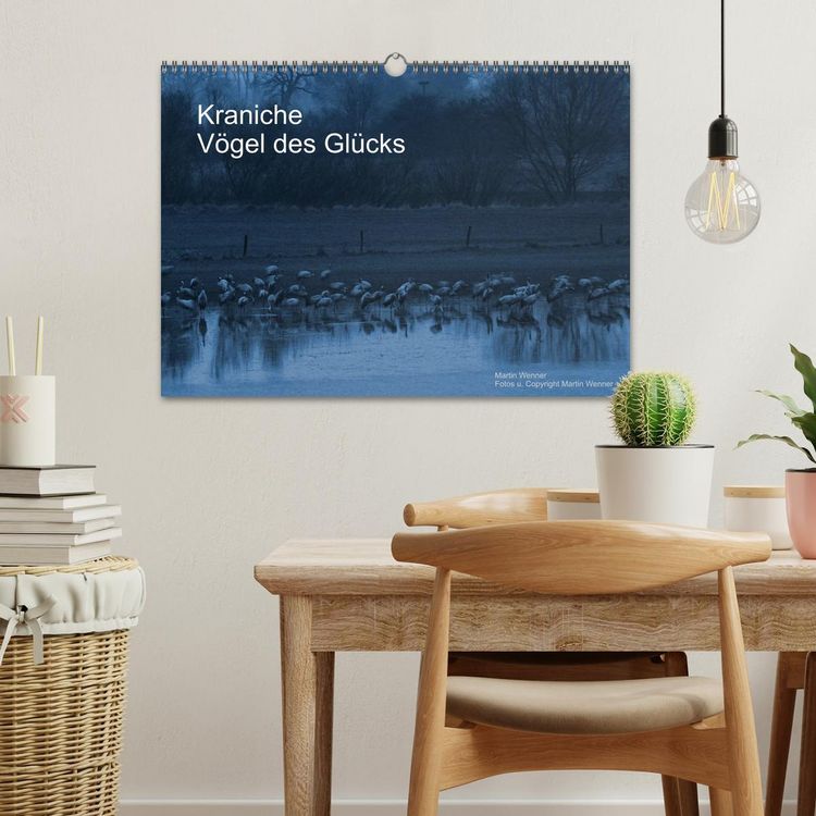 Produktbild: Kraniche (Wandkalender 2026 DIN A3 quer), CALVENDO Monatskalender