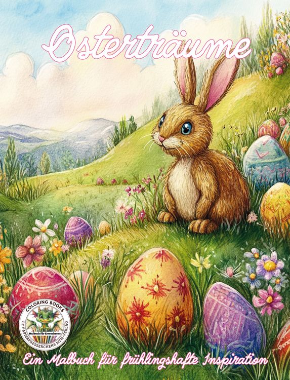 Produktbild: Ostertr&auml;ume - Ein Malbuch f&uuml;r fr&uuml;hlingshafte Inspiration