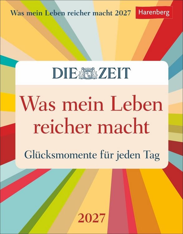 Produktbild: Was mein Leben reicher macht Tagesabrei&szlig;kalender 2027 - Gl&uuml;cksmomente f&uuml;r jeden Tag