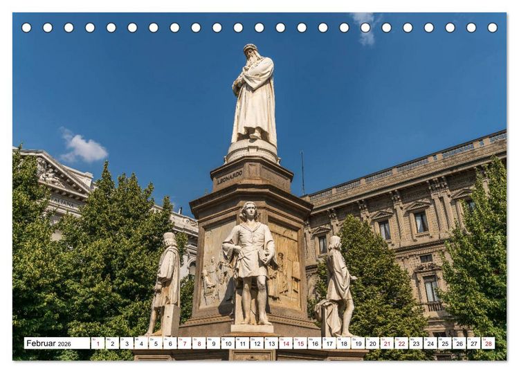 Produktbild: Italien - Mailand (Tischkalender 2026 DIN A5 quer), CALVENDO Monatskalender