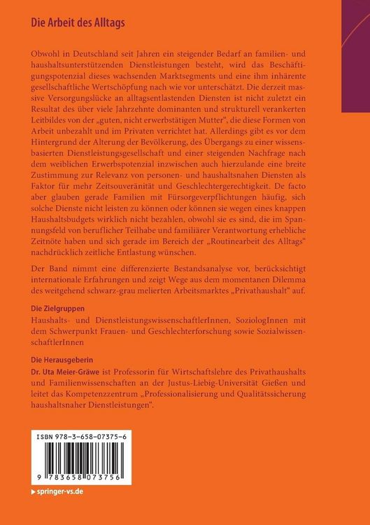 Produktbild: Die Arbeit des Alltags