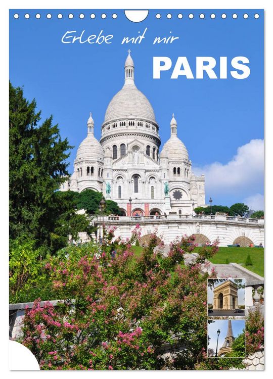 Produktbild: Erlebe mit mir Paris (Wandkalender 2026 DIN A4 hoch), CALVENDO Monatskalender