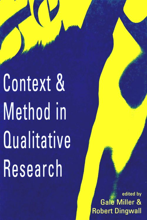Produktbild: Context and Method in Qualitative Research