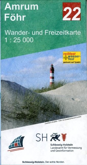 Produktbild: Amrum - F&ouml;hr Wander- und Freizeitkarte 1:25 000