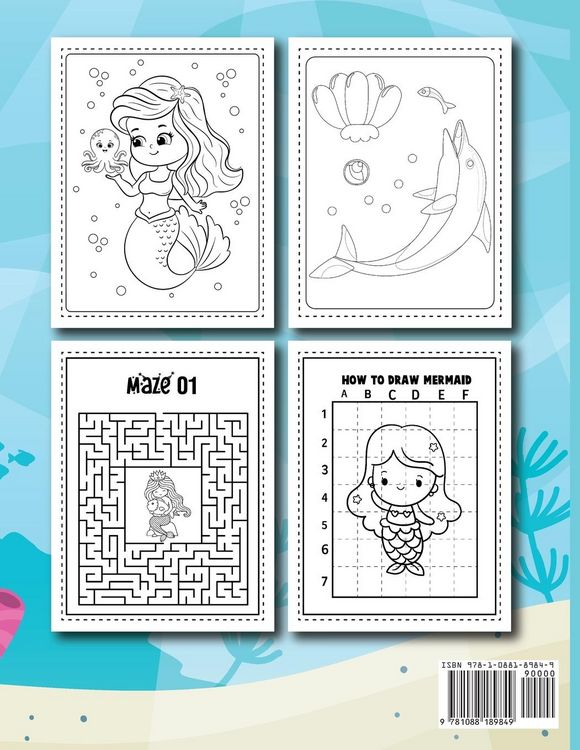 Produktbild: The Big Fun Mermaid & Friends Activity Book
