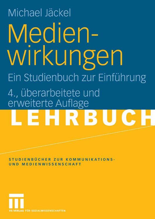 Produktbild: Medienwirkungen