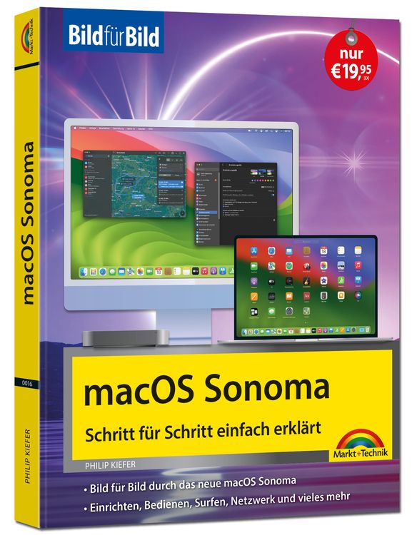 Produktbild: MacOS Sonoma Bild für Bild - die Anleitung in Bildern - ideal für Einsteiger, Umsteiger und Fortgeschrittene