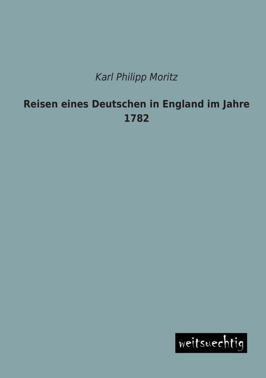 Produktbild: Reisen eines Deutschen in England im Jahre 1782