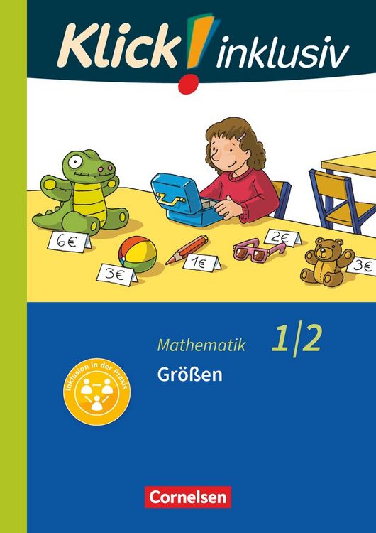 Produktbild: Klick! inklusiv - Mathematik, Grundschule / F&ouml;rderschule - Themenhefte f&uuml;r Lernende mit F&ouml;rderbedarf - 1./2. Schuljahr