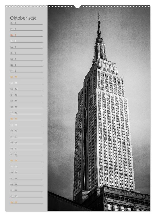 Produktbild: New York Vertical (Wandkalender 2026 DIN A2 hoch), CALVENDO Monatskalender