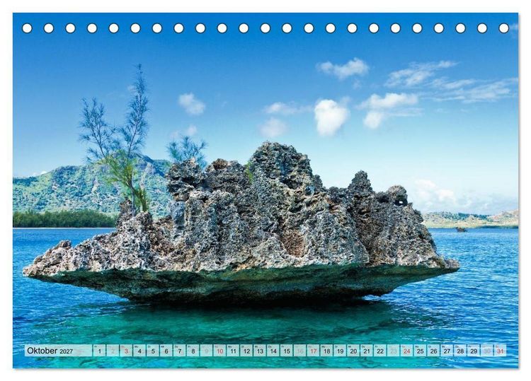 Produktbild: Mauritius - Perle im Indischen Ozean (Tischkalender 2027 DIN A5 quer), CALVENDO Monatskalender