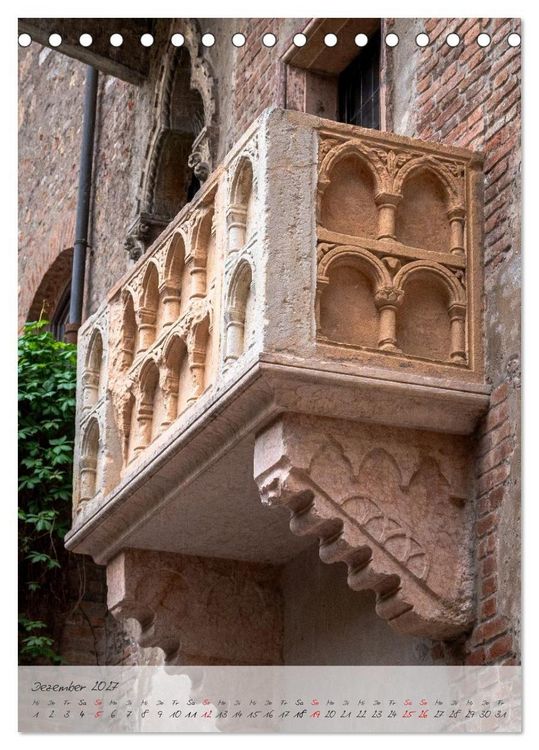 Produktbild: Julia in Verona - Giulietta a Verona (Tischkalender 2027 DIN A5 hoch), CALVENDO Monatskalender