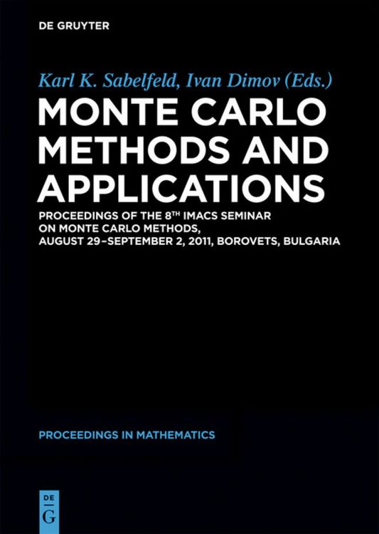 Produktbild: Monte Carlo Methods and Applications