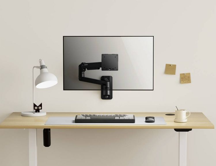 Produktbild: SpeaKa Professional SP-MM-990 Monitor-Wandhalterung 1 Display(s) 43,2 cm (17") - 124,5 cm (49") Schwarz H&ouml;henverstellbar, Neigbar, Schwenkbar