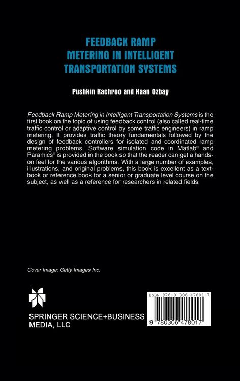 Produktbild: Feedback Ramp Metering in Intelligent Transportation Systems