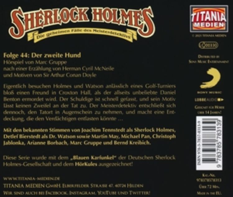 Produktbild: Sherlock Holmes - Folge 44