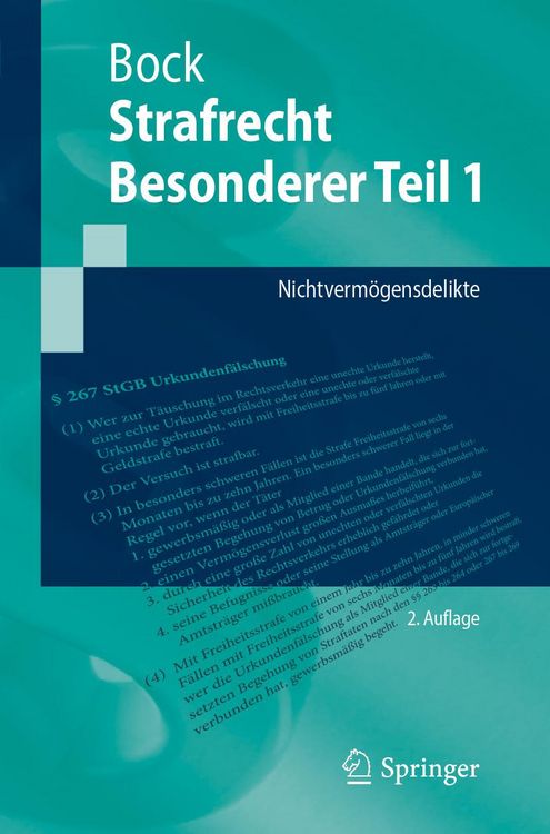 Produktbild: Strafrecht Besonderer Teil 1