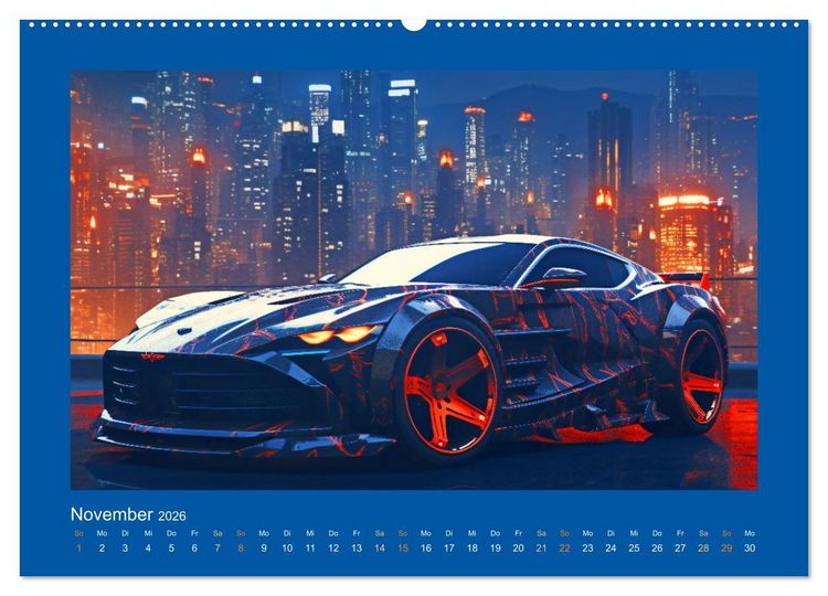 Produktbild: Zukunftsvisionen auf R&auml;dern - Dystopische Fahrzeuge (hochwertiger Premium Wandkalender 2026 DIN A2 quer), Kunstdruck in Hochglanz