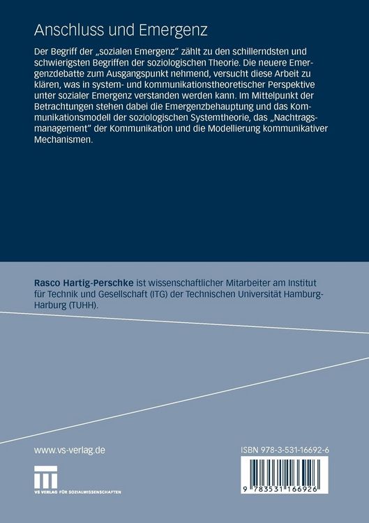 Produktbild: Anschluss und Emergenz