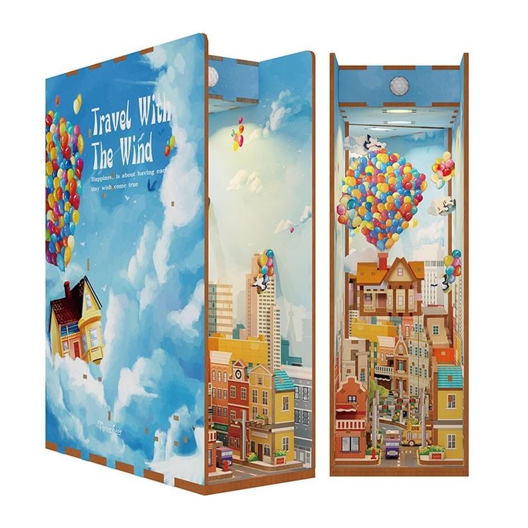 Bild vom Artikel Book Nook DIY Bücherecke Travel with the Wind vom Autor 