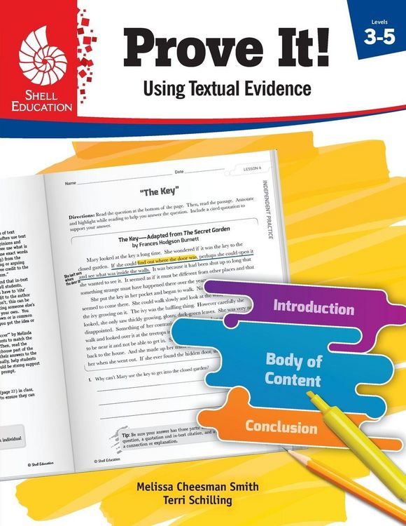 Produktbild: Prove It! Using Textual Evidence, Levels 3-5