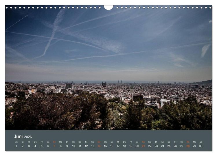 Produktbild: Barcelona - Faszinierende Architektur (Wandkalender 2026 DIN A3 quer), CALVENDO Monatskalender