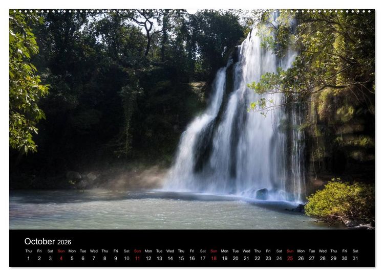 Produktbild: Costa Rica Colours and Light (High Quality Premium Wall Calendar 2026 DIN A2 landscape),CALVENDO 12 Month Wall Calendar