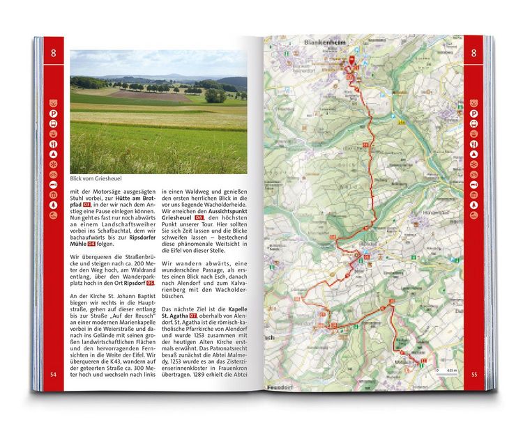 Produktbild: KOMPASS Wanderf&uuml;hrer Eifelsteig, vom Dom zu Aachen zum Dom in Trier, 50 Touren mit Extra-Tourenkarte