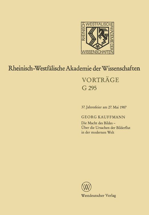 Produktbild: Rheinisch-Westf&auml;lische Akademie der Wissenchaften