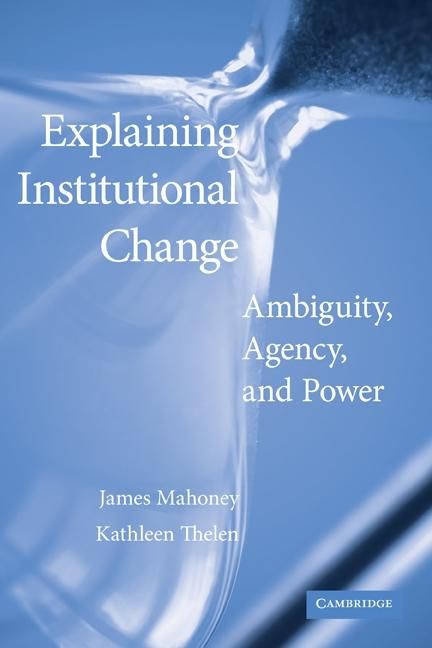 Produktbild: Explaining Institutional Change