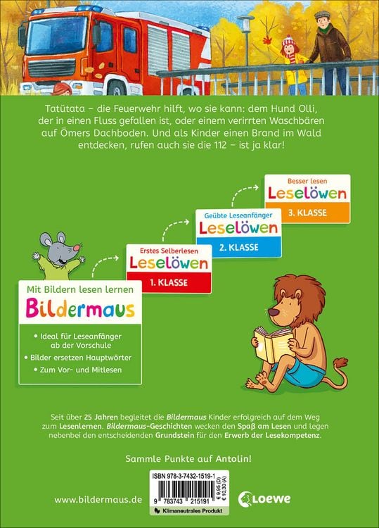 Produktbild: Bildermaus - Geschichten von der Feuerwehr