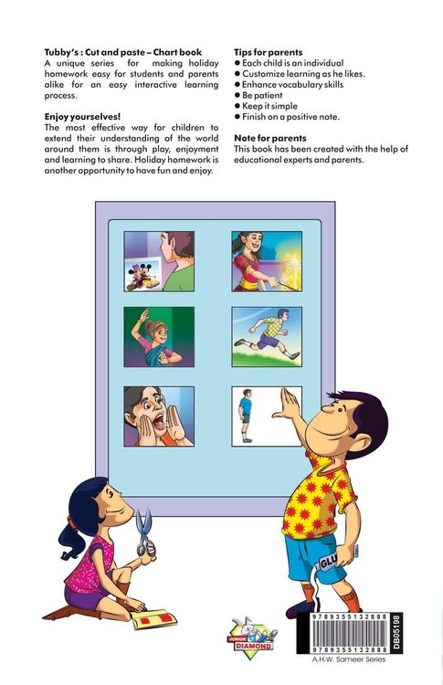 Produktbild: Tubbys Cut & Paste Chart Book Monument of India, Freemdom Fighters, Festivals of India