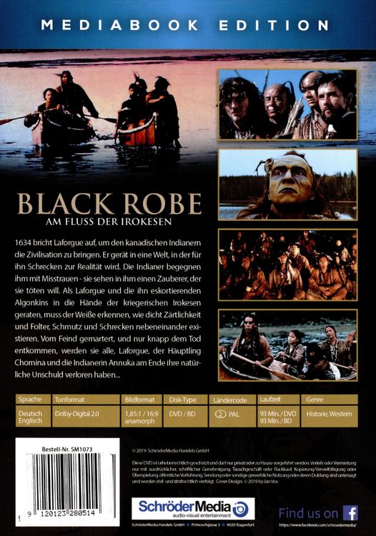Produktbild: Black Robe (Mediabook)