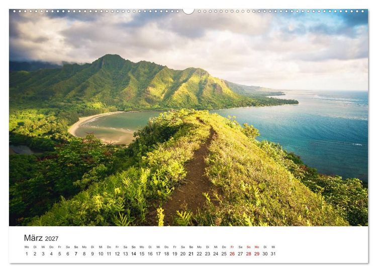 Produktbild: Himmlisches Hawaii (hochwertiger Premium Wandkalender 2027 DIN A2 quer), Kunstdruck in Hochglanz