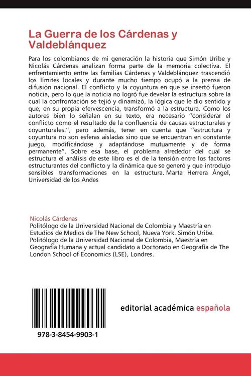 Produktbild: La Guerra de los C&aacute;rdenas y Valdebl&aacute;nquez