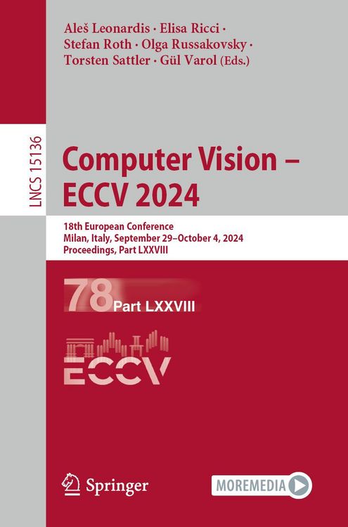 Produktbild: Computer Vision - ECCV 2024
