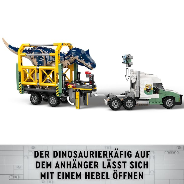 Produktbild: LEGO Jurassic World Dinosaurier-Missionen: Allosaurus-Transporter 76966