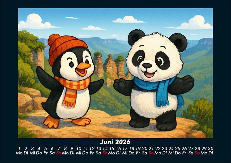 Produktbild: Pico & Pippin in Australien 2026 Fotokalender DIN A5