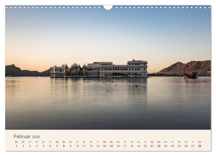 Produktbild: Rajasthan - Architektur im Land der K&ouml;nige (Wandkalender 2026 DIN A3 quer), CALVENDO Monatskalender